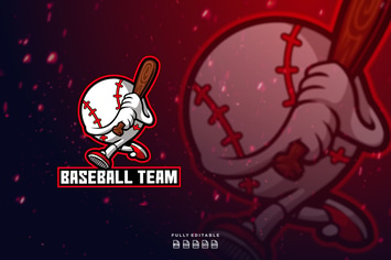 Baseball Team Logo Template