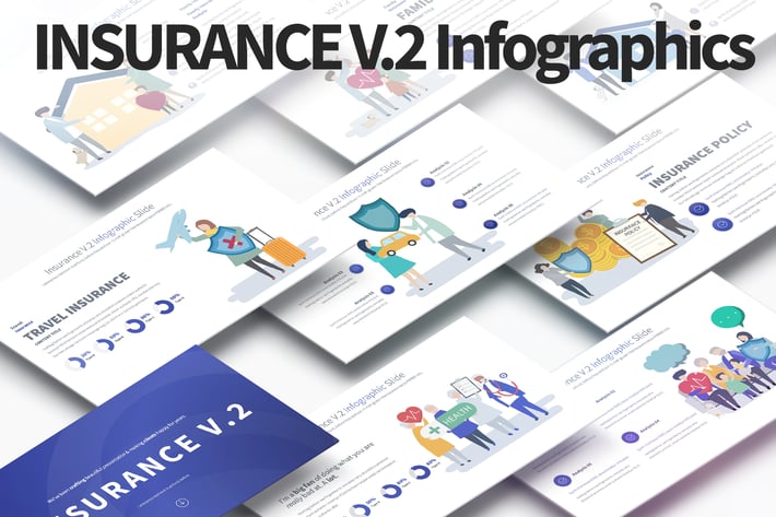 Insurance V.2 - PowerPoint Infographics Slides