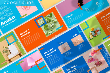 Anaka - Colorful Google Slide Template