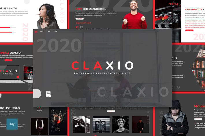 Claxio - Creative Keynote Template