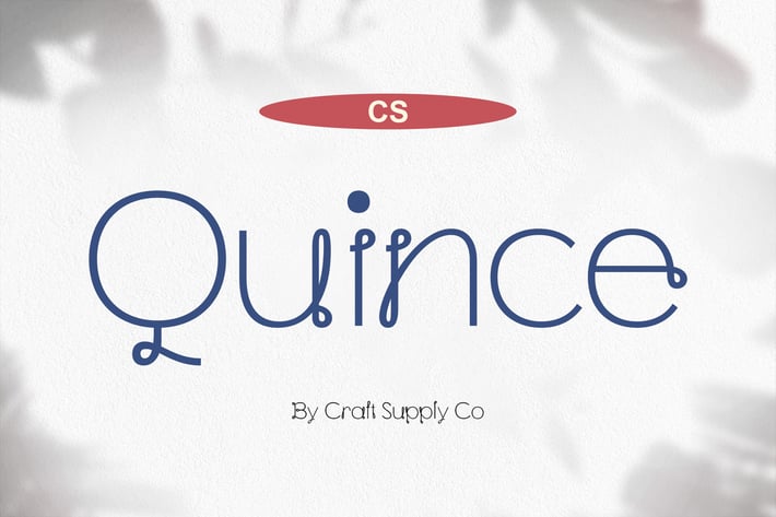 Quince – Cute Font