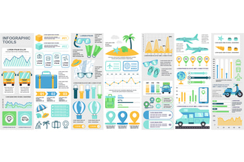 Travel Infographics Design Template