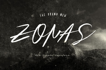 Zonas Brush Typeface 