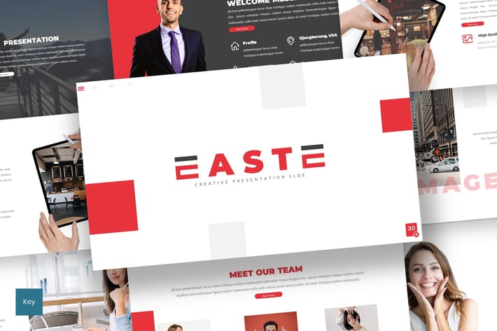 East - Business Keynote Template