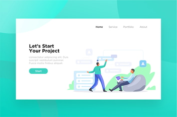 Task Management illustration for website