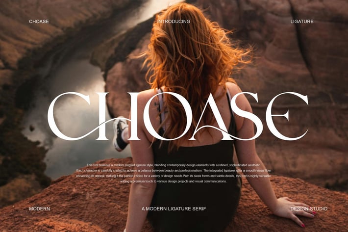 CHOASE Modern Ligature Serif
