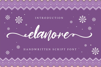 Elanore | Handwritten Script Font