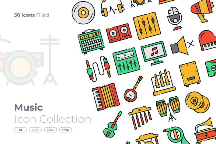 Music Filled Icon