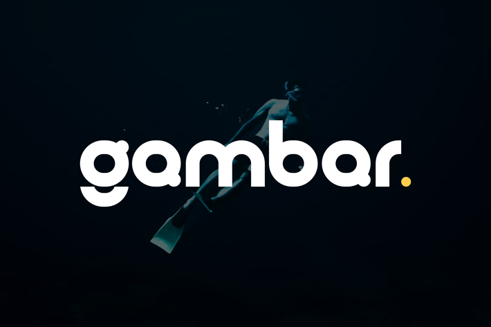 Gambar - Modern Techno Display Font