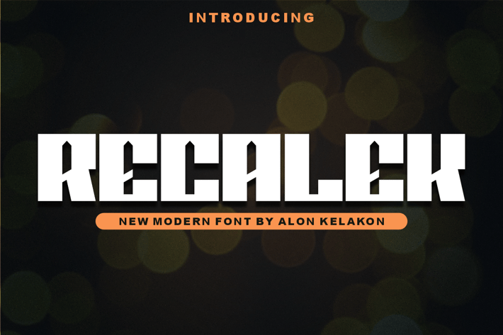 Recalek Font
