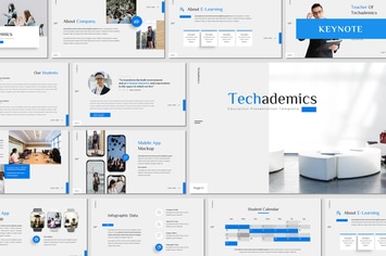 Techademics - Education Keynote Template