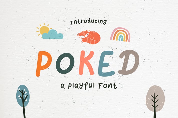 Poked - Fun and Playful Font