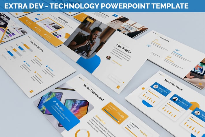 Extra Dev - Technology Powerpoint Template