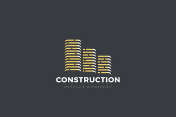 Logo Real Estate Skyscrapers Buildings