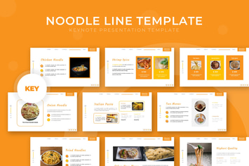Noodle Line - Keynote Template