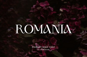 Romania Elegant Serif Font
