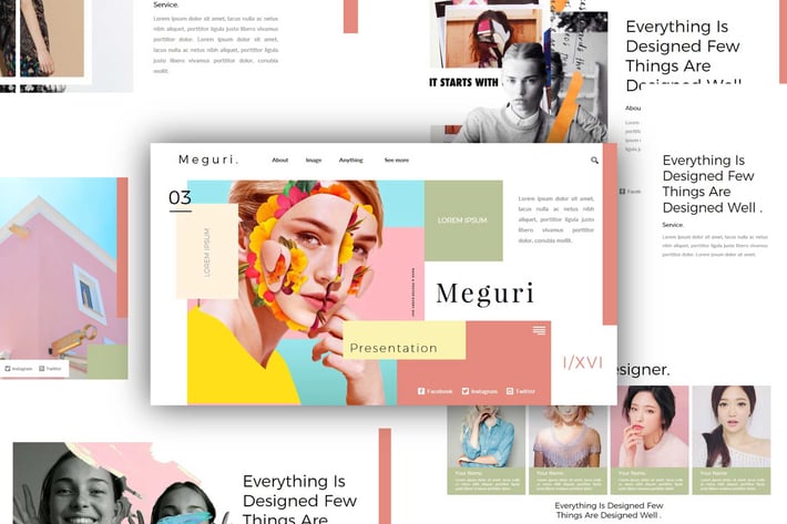 Meguri PowerPoint Template