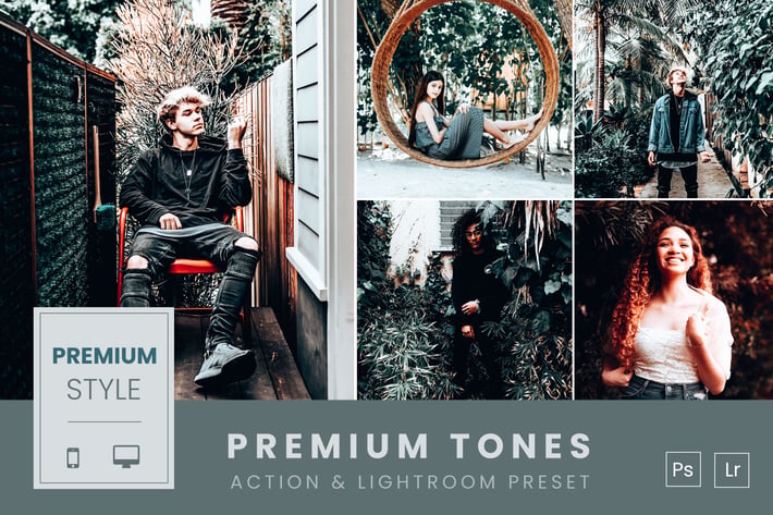 Premium Tones  Action & Lightroom Preset