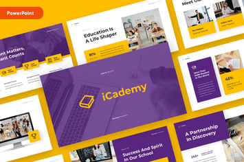 iCademy - Education Powerpoint Template