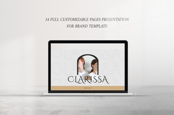 Clarissa Brand Presentation Template