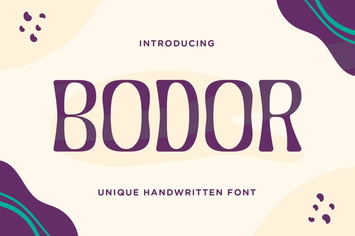 Bodor – Unique Handwritten Font