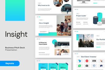 INSIGHT - Business Pitch Deck Keynote