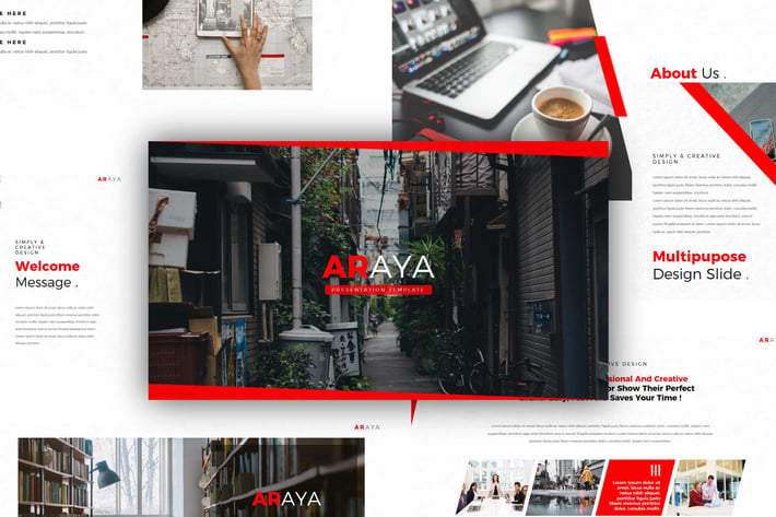 Araya Multipurpose Powerpoint Templates