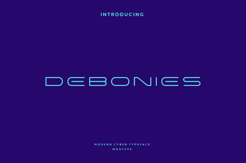 Debonies - Modern Cyber Typeface
