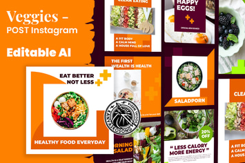 Healthy Food Instagram Post