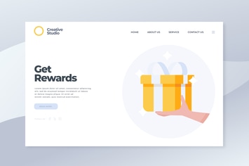 Get Rewards - Landing Page