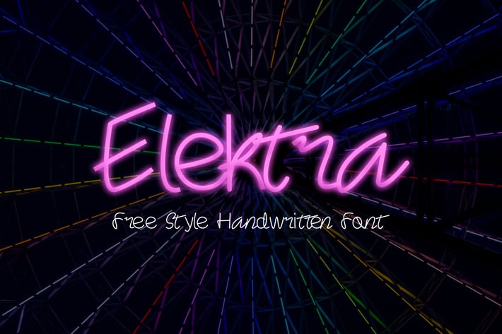 Elektra Handwritten Font