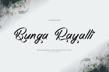 Bunga Rayalli Font