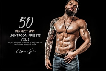 50 Perfect Skin Lightroom Presets - Vol. 2