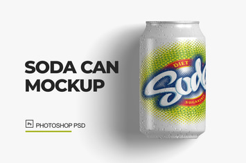 Soda Can Mockup V.2