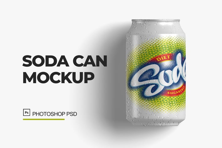 Soda Can Mockup V.2