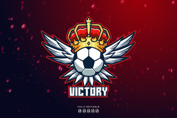 Football Victory Champion Logo