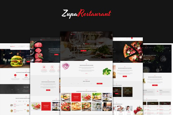 ZupaRestaurant – Restaurant PSD Template