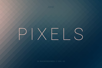 Pixels | Pixelated Backgrounds | Vol. 03