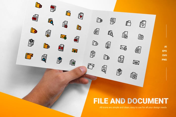 File & Document - Icons