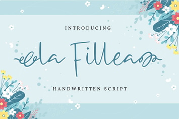 La Fillea | Handwritten Script Font