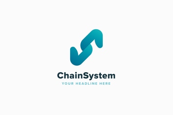 Chain System Logo Template