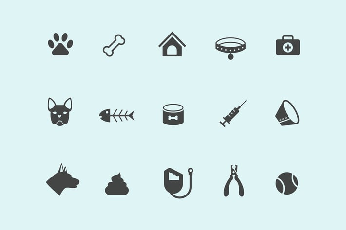 15 Dog Icons