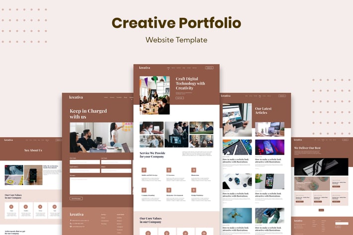 Creative Portfolio Website Template