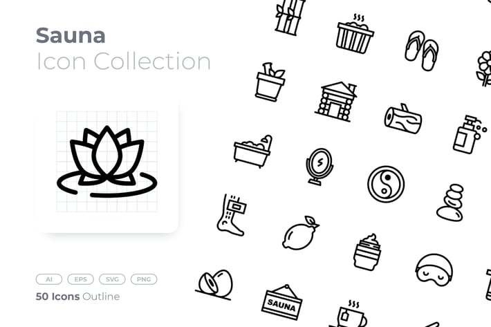 Sauna Outline Icon