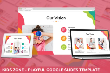 Kids Zone - Playful Google Slides Template