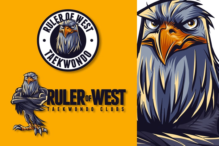Eagle Mascot Logo