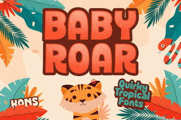 Baby Roar - Quirky Playful Fonts