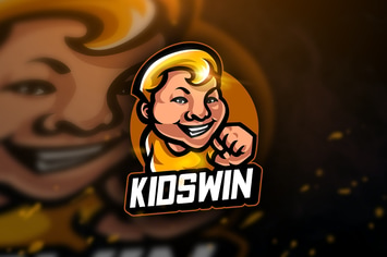 Kidswin - Mascot & Esport Logo