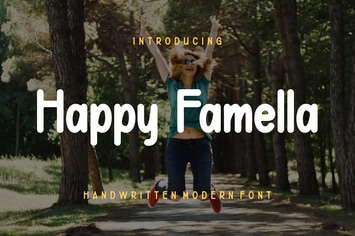 Happy Famella Font