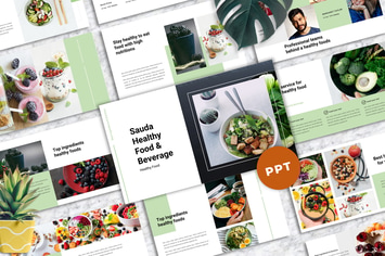 Sauda -  Food & Beverages Powerpoint Templates